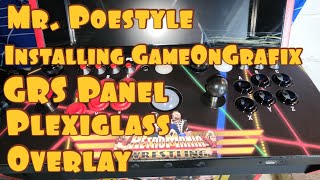 Mr. Poestyle : Installing GameOnGrafix RetroMania GRS Panel Plexiglass Overlay