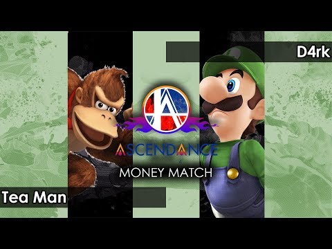 Smash 4: Tea Man (Donkey Kong) V D4rk (Luigi) - Ascendance 57 Tournament SSB4