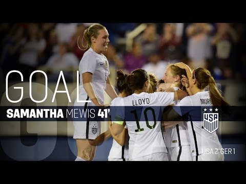 WNT vs. Germany: Samantha Mewis Goal - March 9, 2016