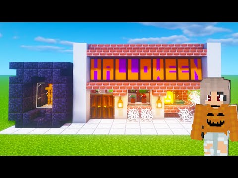 TSMC - Minecraft - Minecraft Tutorial: How To Make A Halloween Costume Store "2020 City Build Tutorial"