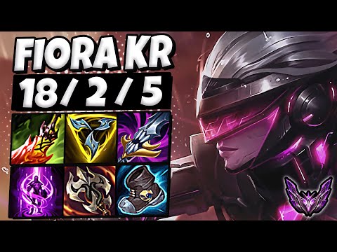Fiora vs Jayce [ TOP ] Lol Korea Master Patch 13.14 ✅