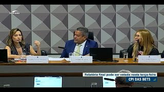 CPI das Bets: relatório final será apresentado na manhã desta terça