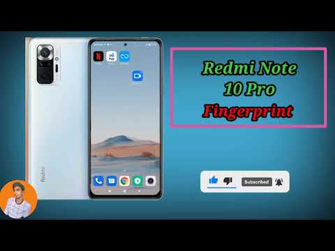 How To Set Fingerprint in Redmi Note 10 Pro, Redmi Note 10 Pro Fingerprint Setting