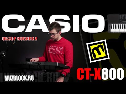 Обзор синтезатора Casio CT-X800