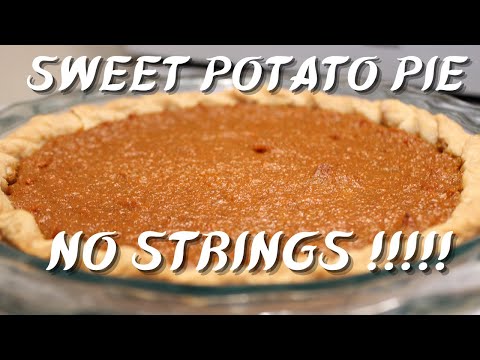MAKE IT LIKE THIS TO ELIMINATE STRINGS!!!!!! | Sweet Potato Pie Recipe | Thanksgiving Recipes