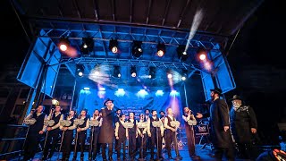 מקהלת ינגרליך, אברהם פריד וקפלה - אני מאמין בשידור חי בסיום הרמב"ם בקראון הייטס