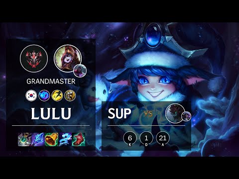 Lulu Support vs Maokai - KR Grandmaster Patch 11.6