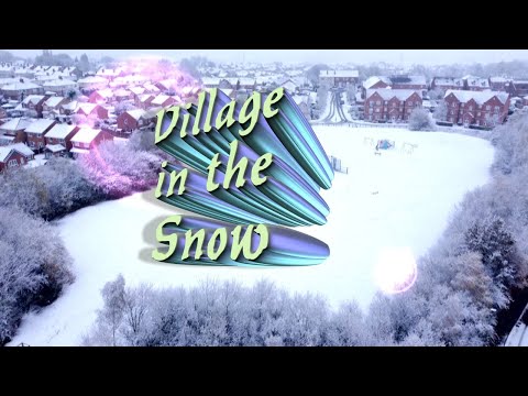 Yorkshire Village in the Snow - Drone Video DJI Mini 2 - Shafton