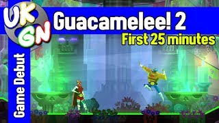 Guacamelee! 2 [PS4] Gameplay - First 25 minutes
