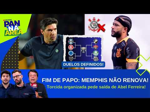 MEMPHIS NÃO RENOVA E NÃO É MAIS JOGADOR DO TIMÃO!!; TORCIDA PALMEIRENSE É “FORA ABEL”? | PAN NA ÁREA