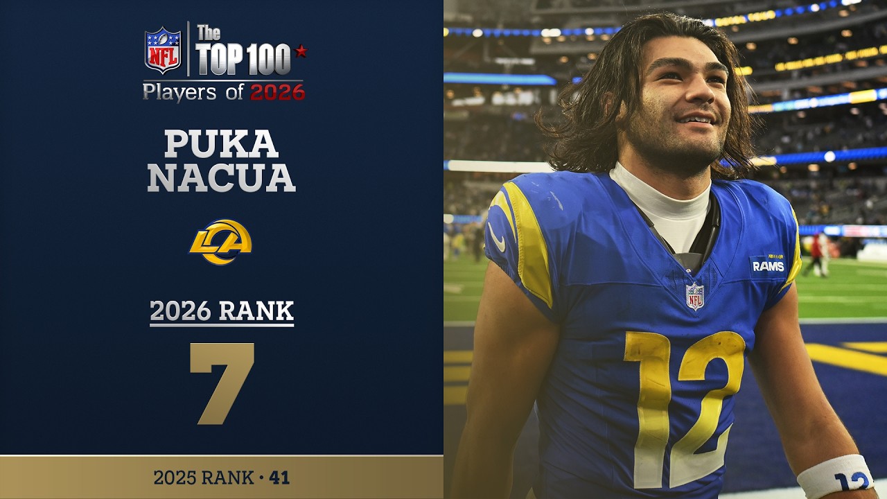 7: Puka Nacua (WR, Rams) | Top 100 Players of 2026