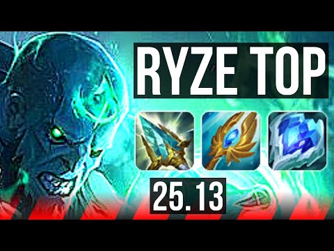 RYZE vs IRELIA (TOP) | 8/3/7 | KR Master | 25.13