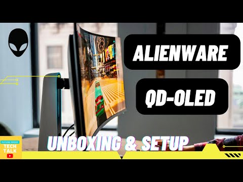 Alienware QD OLED Unboxing, Setup and Impressions | AW3423DW