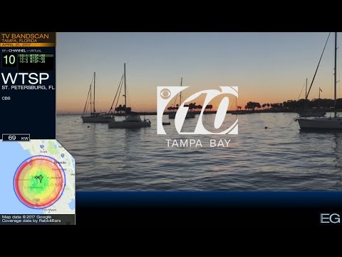 Local TV Bandscan for Tampa, Florida (2017) Metro