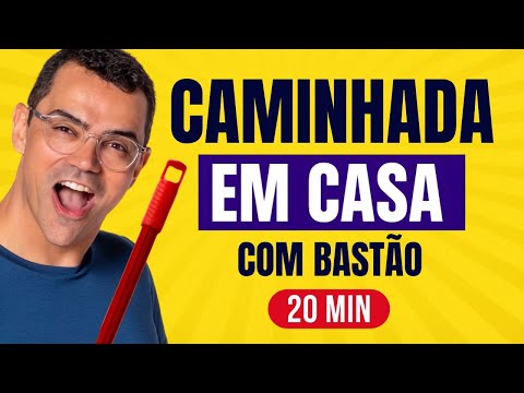 WORKOUT WITH A STICK TO LOSE WEIGHT | 20 min Walk at HOME