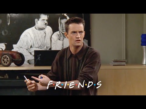 Chandler Starts Smoking Again | Friends