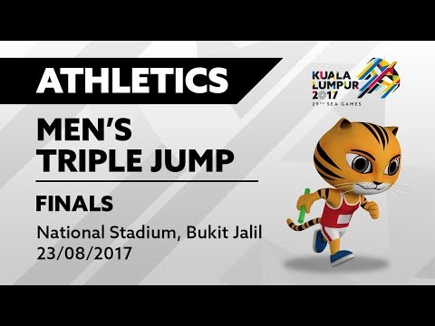 KL2017 29th SEA Games | Athletics - Men's Triple Jump FINALS | 23/08/2017