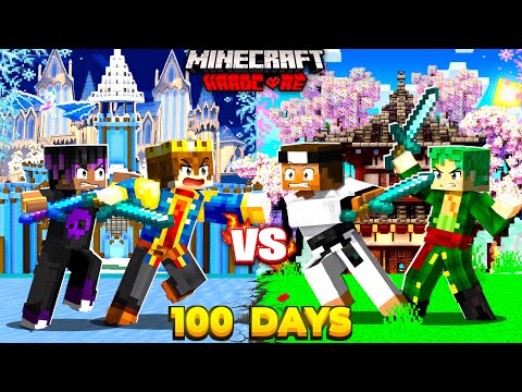 100 days but Its Team vs Team in Hardcore Minecraft 😱 | Twist 