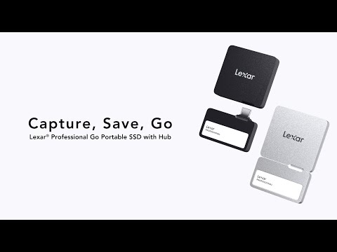 Lexar® Professional Go Portable SSD with Hub