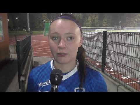 Fleur Pauwels na FWS Woluwe - KRC Genk Ladies op 10.11.2021