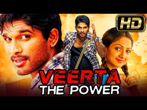 Veertaa The Power - Allu Arjun Superhit Romantic Hindi Dubbed Movie l Sheela Kaur, Prakash Raj