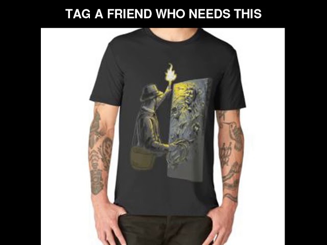 Vídeo relacionado con Indiana Jones Han Solo Carbonite Unisex T-Shirt Printed tee Graphic Top Men Black Shirt XL