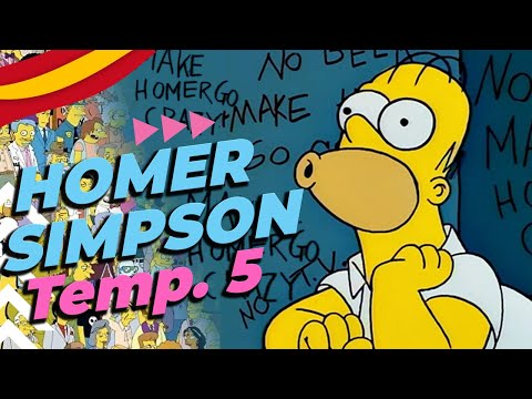 MEJORES MOMENTOS | Homer Simpson | Castellano | 5ª Temp. PARTE 1