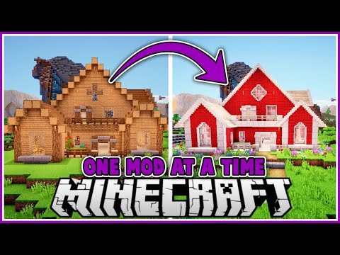 Upgrading a Minecraft House One Mod at a Time!