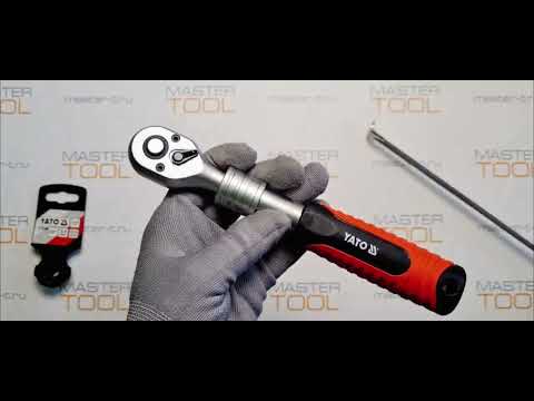 Трещотка YATO 3/8", телескопическая ручка 215-315 мм, 72 зубца Трещотка YATO 3/8", телескопическая ручка 215-315 мм, 72 зубца