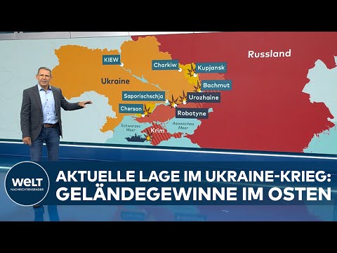 PUTINS KRIEG: Geländegewinne - größere Erfolge für die Ukraine im Osten mit deutschen Mardern