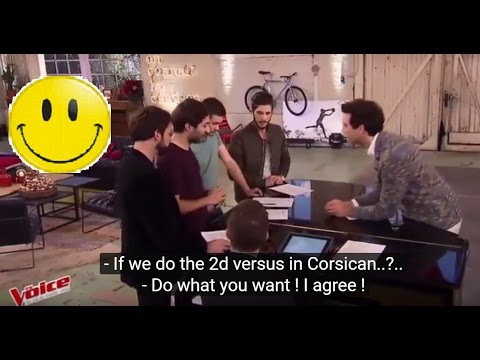 MIKA coaching INCANTESIMU - "WE WANT TO SING IN CORSICAN!" (Funny moment | Eng sub)