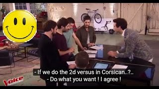 MIKA coaching INCANTESIMU - "WE WANT TO SING IN CORSICAN!" (Funny moment | Eng sub)