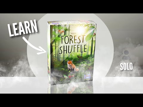 Forest Shuffle | Solo Board Game Playthrough and Tutorial