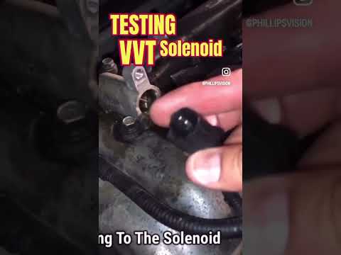 TESTING A VVT SOLENOID. Full video on my YouTube channel. #shorts #youtubeshorts