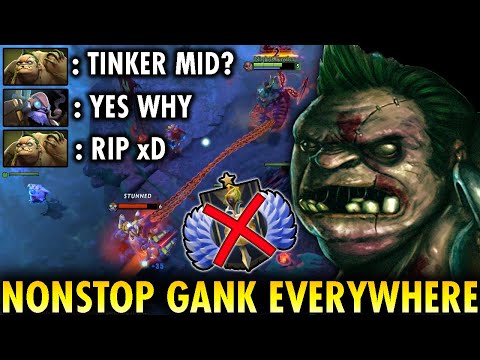 RIP divine Tinker Mid!! this Pudge Nonstop Ganking everywhere |  Genius Pudge