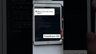 Typing coding codesnack ide