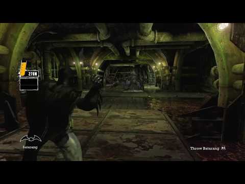 Batman Arkham Asylum short part 4:  Escaping Killer Croc's Lair