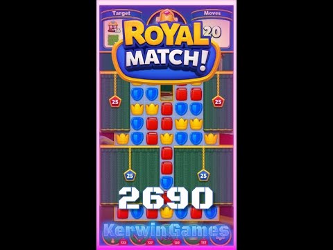 Royal Match Level 2690 - No Boosters Gameplay