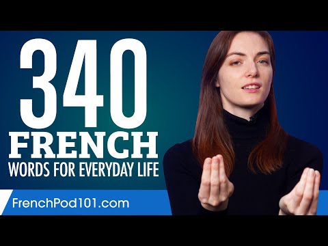 340 French Words for Everyday Life - Basic Vocabulary #17