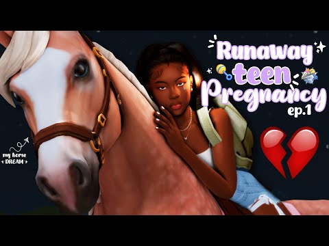 Pregnant, Homeless & on the Run with my Horse 💔 | ✧˖ runaway teen pregnancy challenge .✧