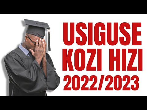 , title : 'KOZI ZENYE UHABA WA AJIRA MWAKA 2022/2023 | WORST DEGREE COURSES 2022/2023'