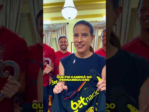 Eu continuo sendo Santa Cruz, mas foi uma alegria receber o campeão Pernambucano de 2026 🦁🚀