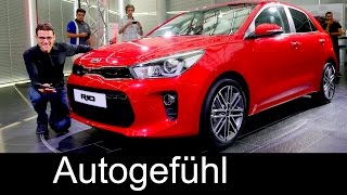 All-new Kia Rio World Premiere Exterior Interior REVIEW neu 2017/2018 - Autogefühl
