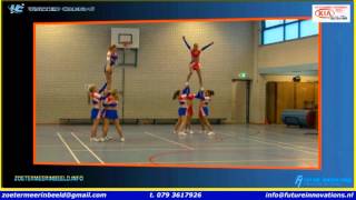 De Cheerleaders van United Cheers uit Zoetermeer zijn 2e geworden op het EK