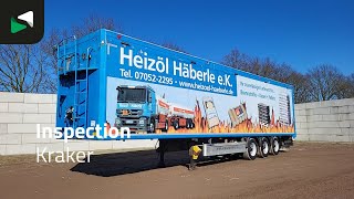 Kraker CF-Z 3 axles 92m3 Lifting Axle 10mm walking floor semi-trailer for sale - Image 4 | Autoline GB Kraker CF-Z 3 axles 92m3 Lifting Axle 10mm walking floor semi-trailer | Image 4 - Autoline