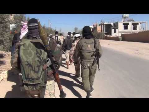 تقرير مرئي حول عمليات لواء الغرباء في قرية صدد في ريف حمص