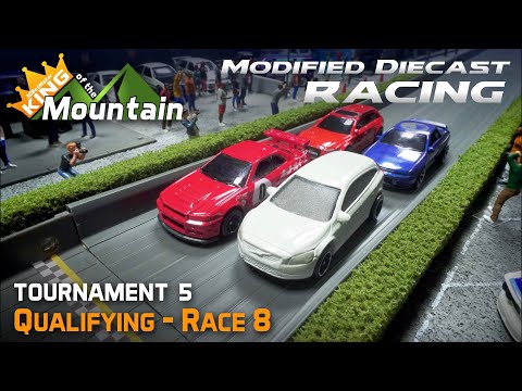 Qualify Race 8 KotM Tournament 5 | Modified Diecast Car Racing