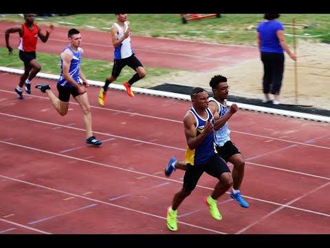 Une rentrée, un duel  corsé, 100 m CAM - Chpts régionaux Cadets Juniors MONTGERON