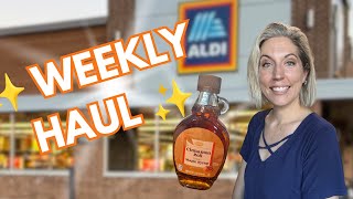 My Weekly ALDI Haul + Dinner Meal Plan for 5