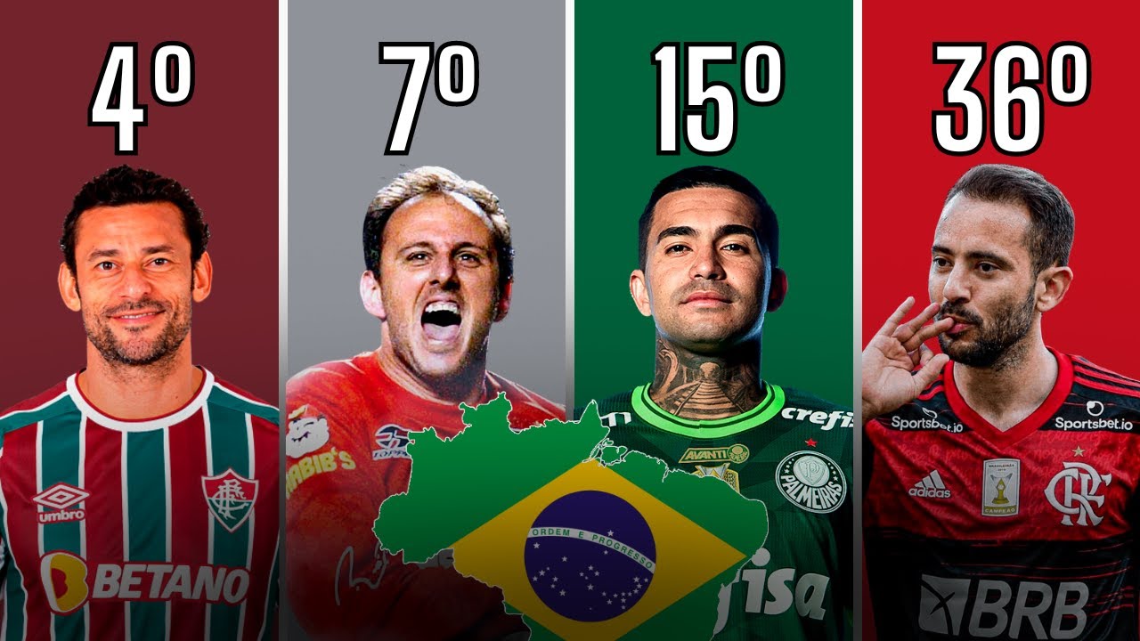 ESSES SÃO OS 50 MAIORES JOGADORES DA HISTÓRIA DO BRASILEIRÃO!